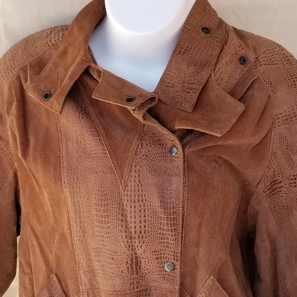 Avant Brown leather Jacket - Picture 4 of 6